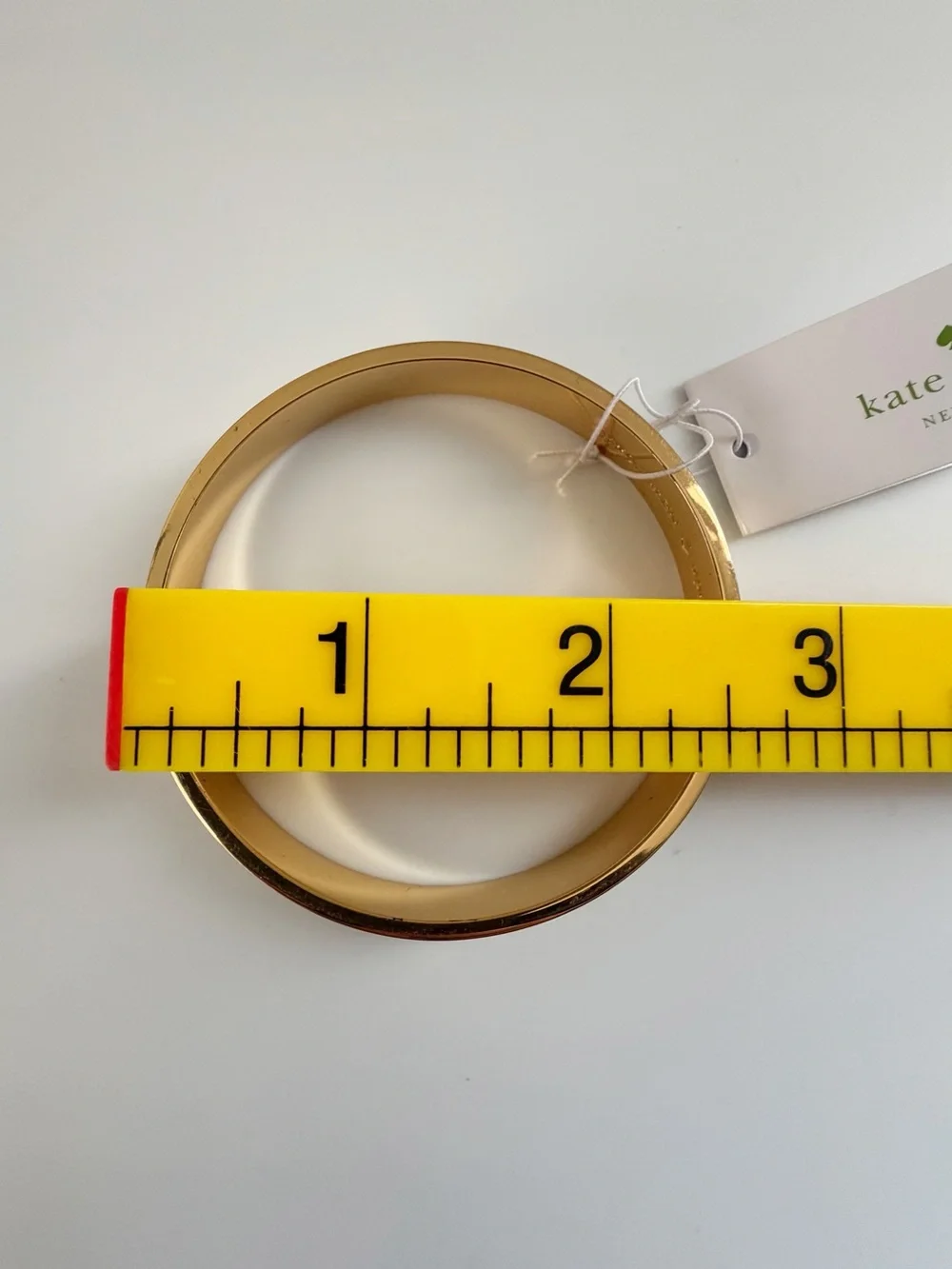 Kate Spade Gold Tone Enamel Bangle Bracelet